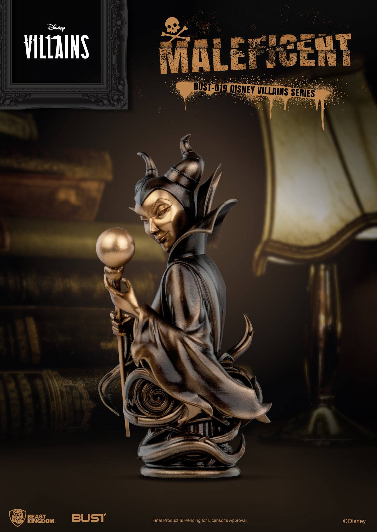 Beast Kingdom BUST-019 Disney Villains Series: Maleficent Statue Figure