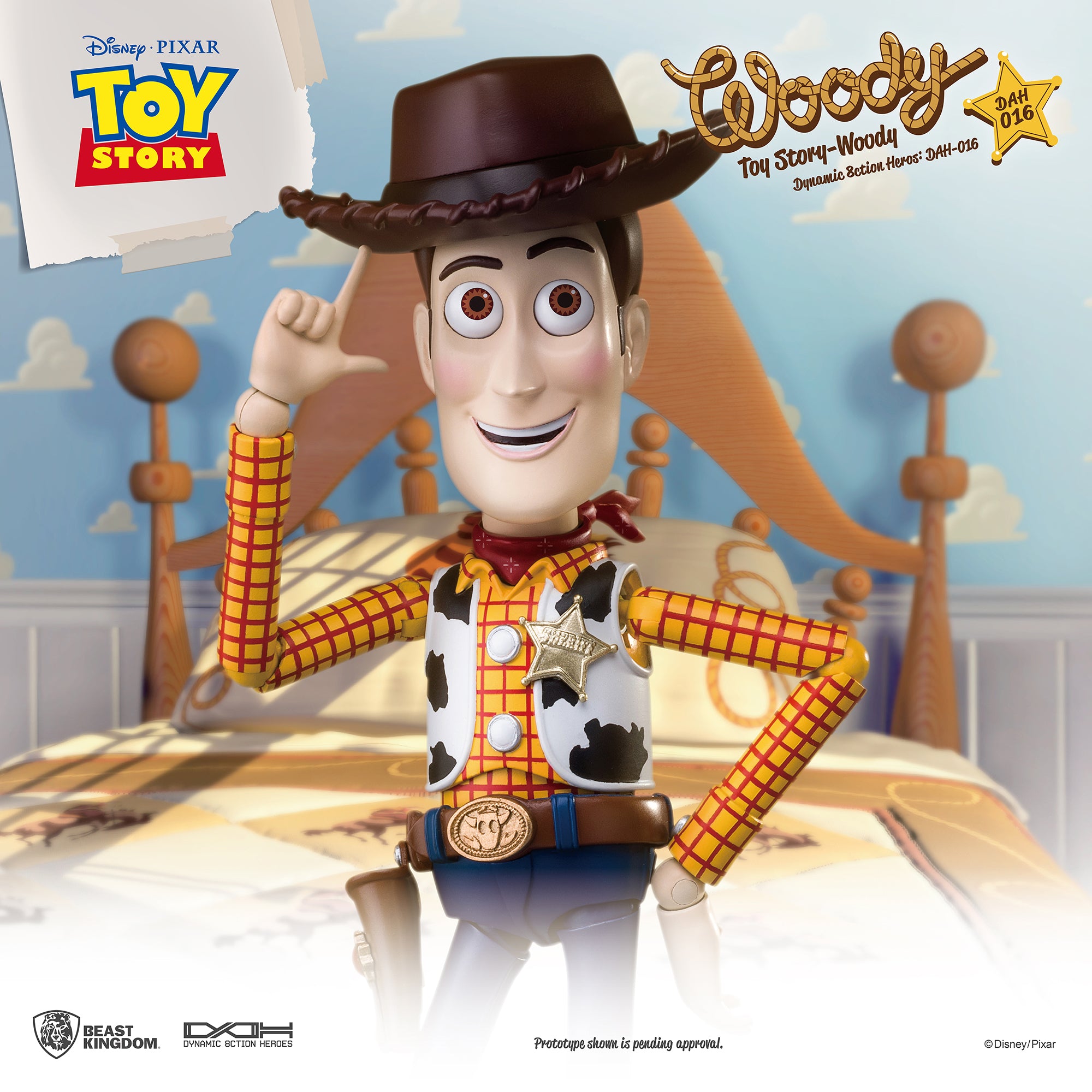 Beast Kingdom DAH-016 Disney PIXAR Toy Story Woody(RE) 1:9 Scale