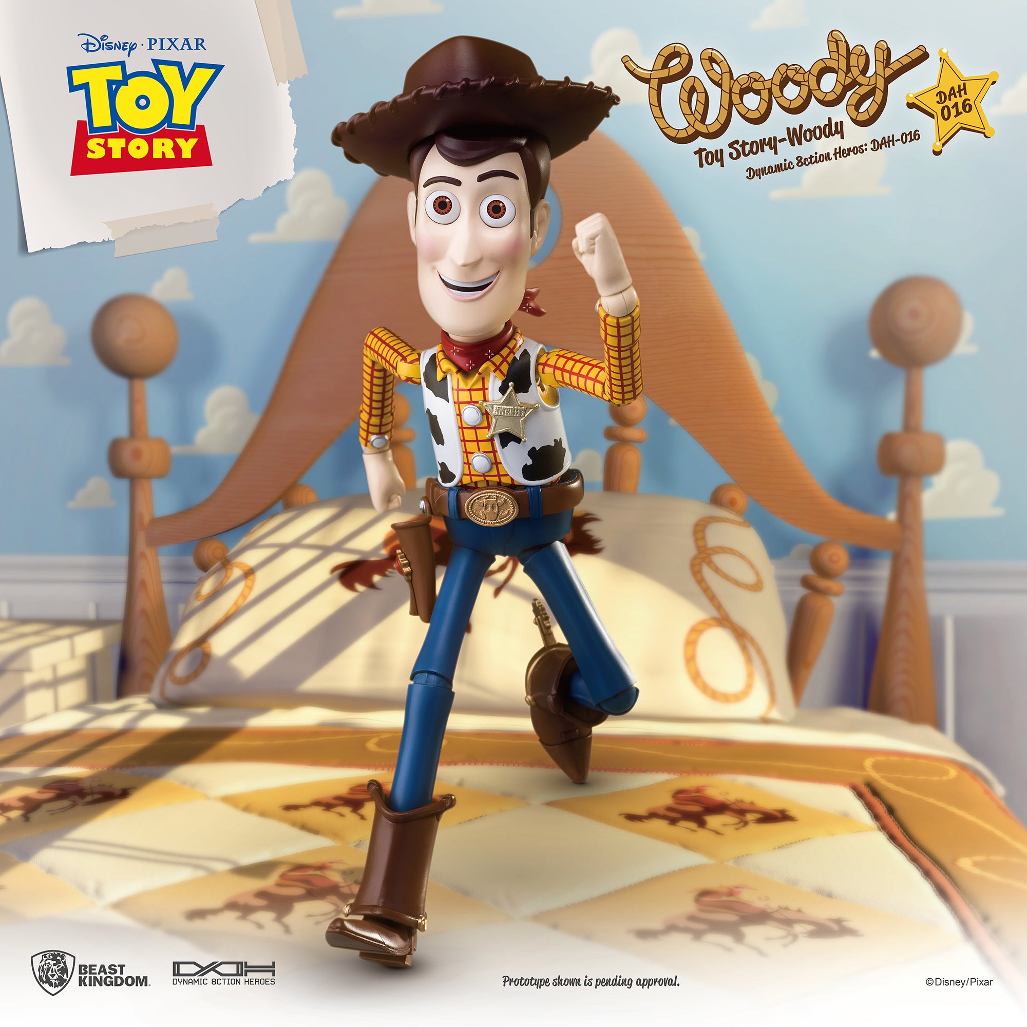 Beast Kingdom DAH-016 Disney PIXAR Toy Story Woody(RE) 1:9 Scale