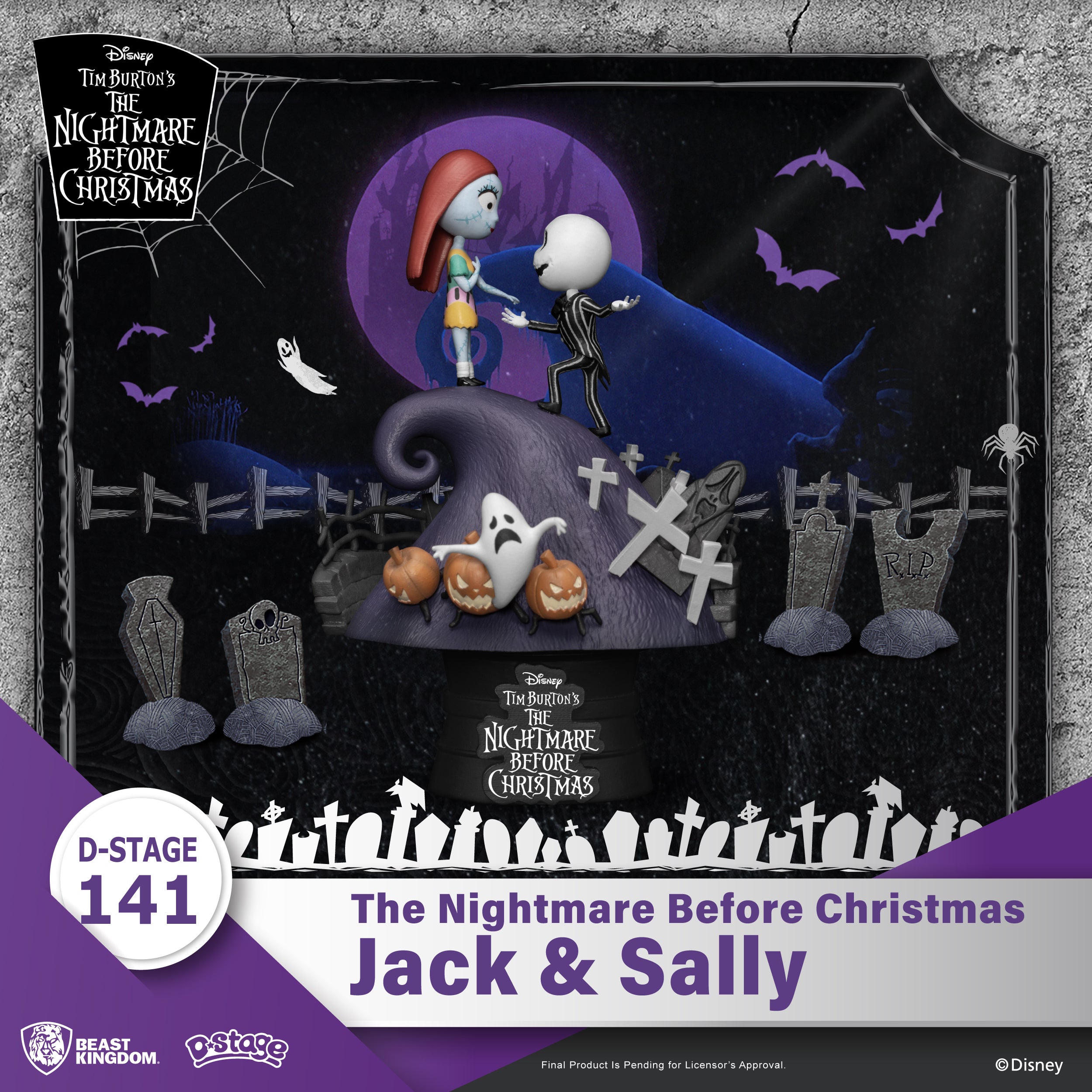 Beast Kingdom DS-141-The Nightmare Before Christmas-Jack & Sally