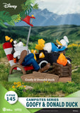 Beast Kingdom DS-145 Disney Campsites Series - Goofy & Donald duck Diorama Stage D-Stage Figure Statue