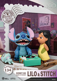 Beast Kingdom DS-134-Disney 100 Years of Wonder-Stitch & Lilo Diorama Stage D-Stage Figure Statue