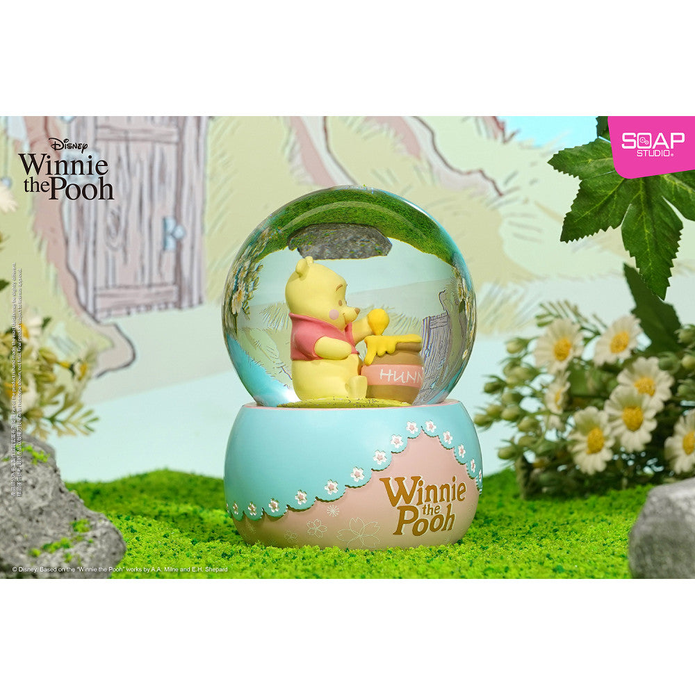 Soap Studio DY312 Disney Winnie the Pooh Romantic Sakura Snow Globe