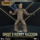 Beast Kingdom LS-097 MarvelGuardians of the Galaxy Vol. 3 Groot & Rocket Raccoon Life Size Statue