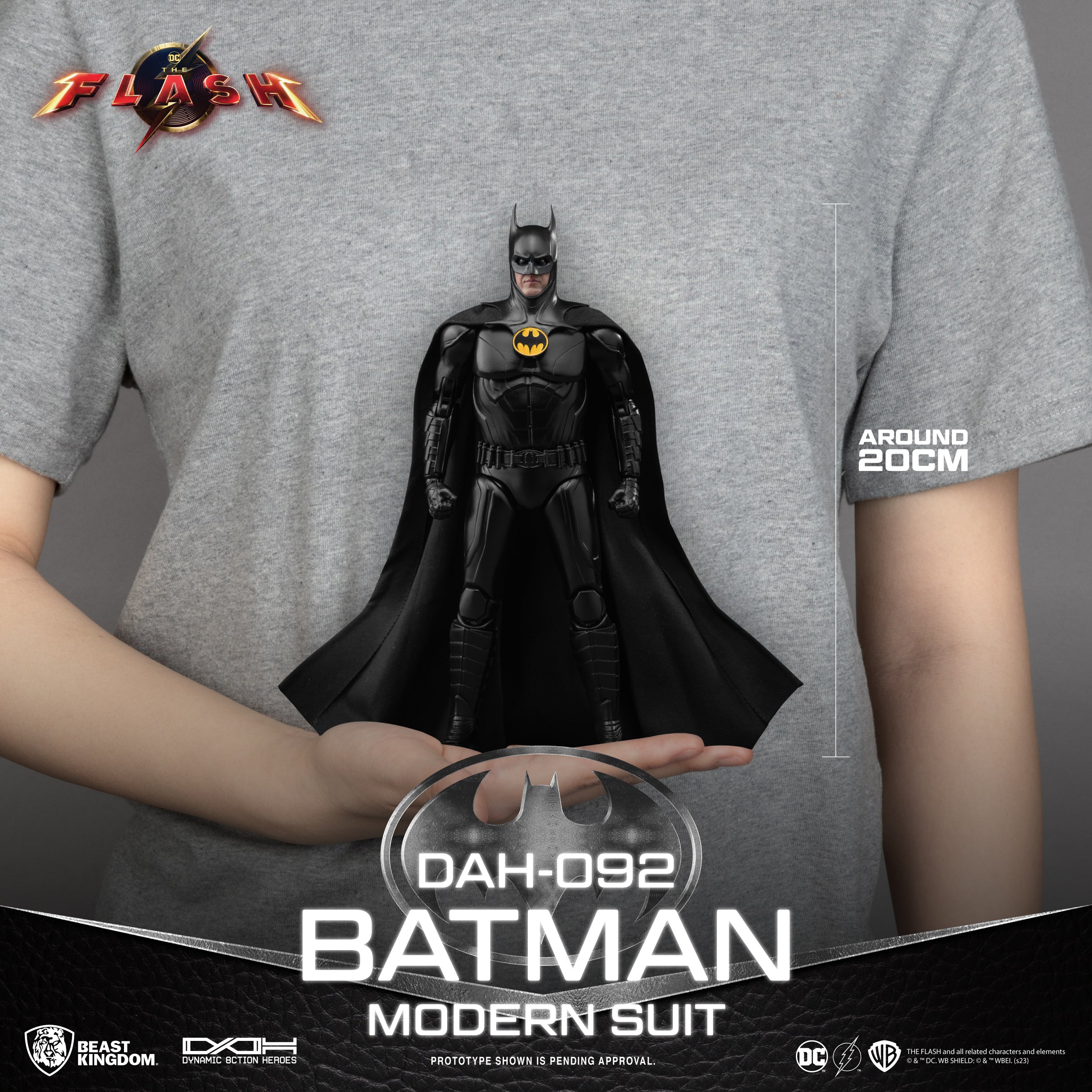 Beast Kingdom DAH-092 WARNER BROS: The Flash Batman Modern suit 1:9 Scale Dynamic 8ction Heroes Action Figure