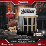 Beast Kingdom MEA-058 The Infinity Saga Stark Tower Series Tony Stark & Mark VII Suit Pod Mod Mini Egg Attack