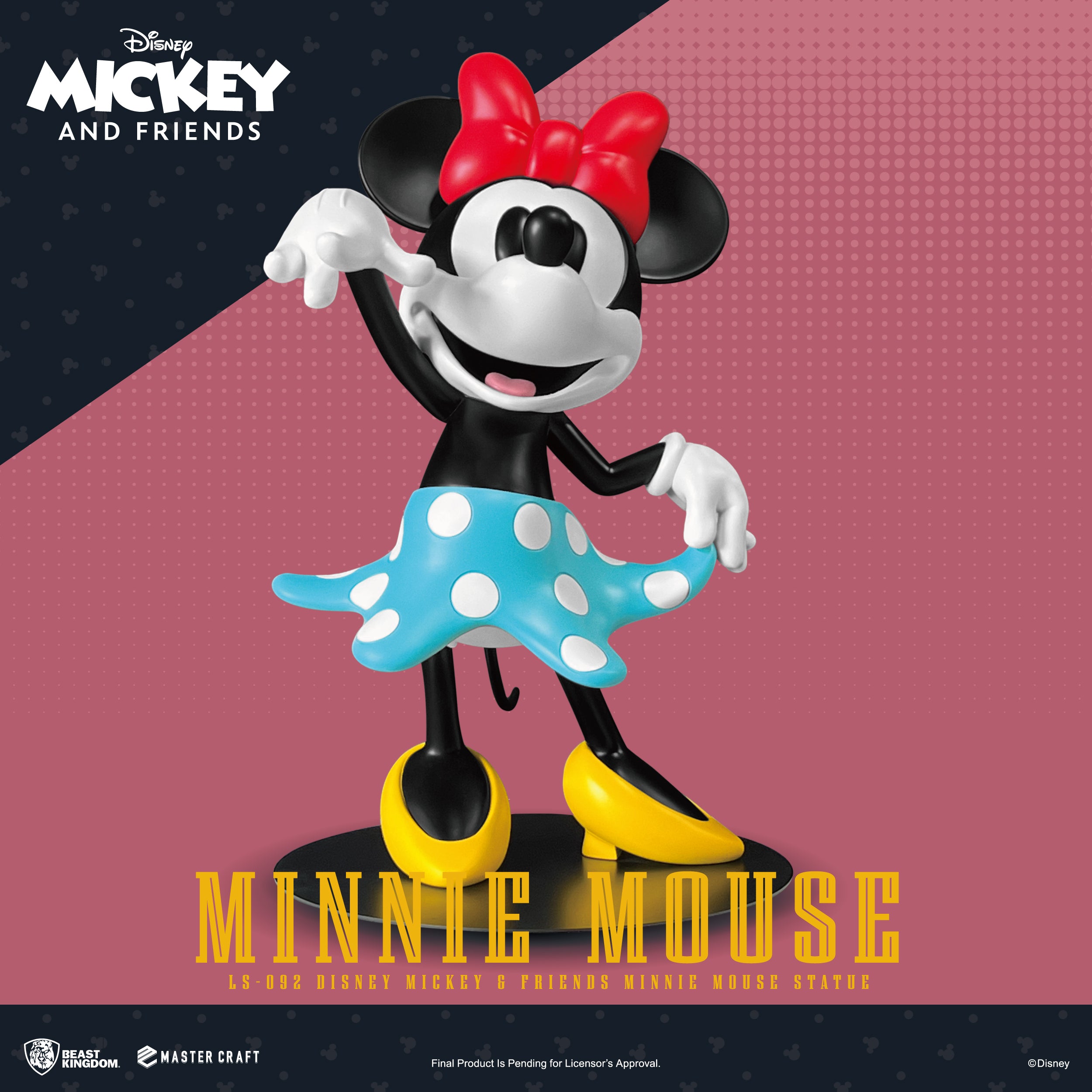 Beast Kingdom LS-092 Disney Mickey & Friends Minnie Mouse Statue
