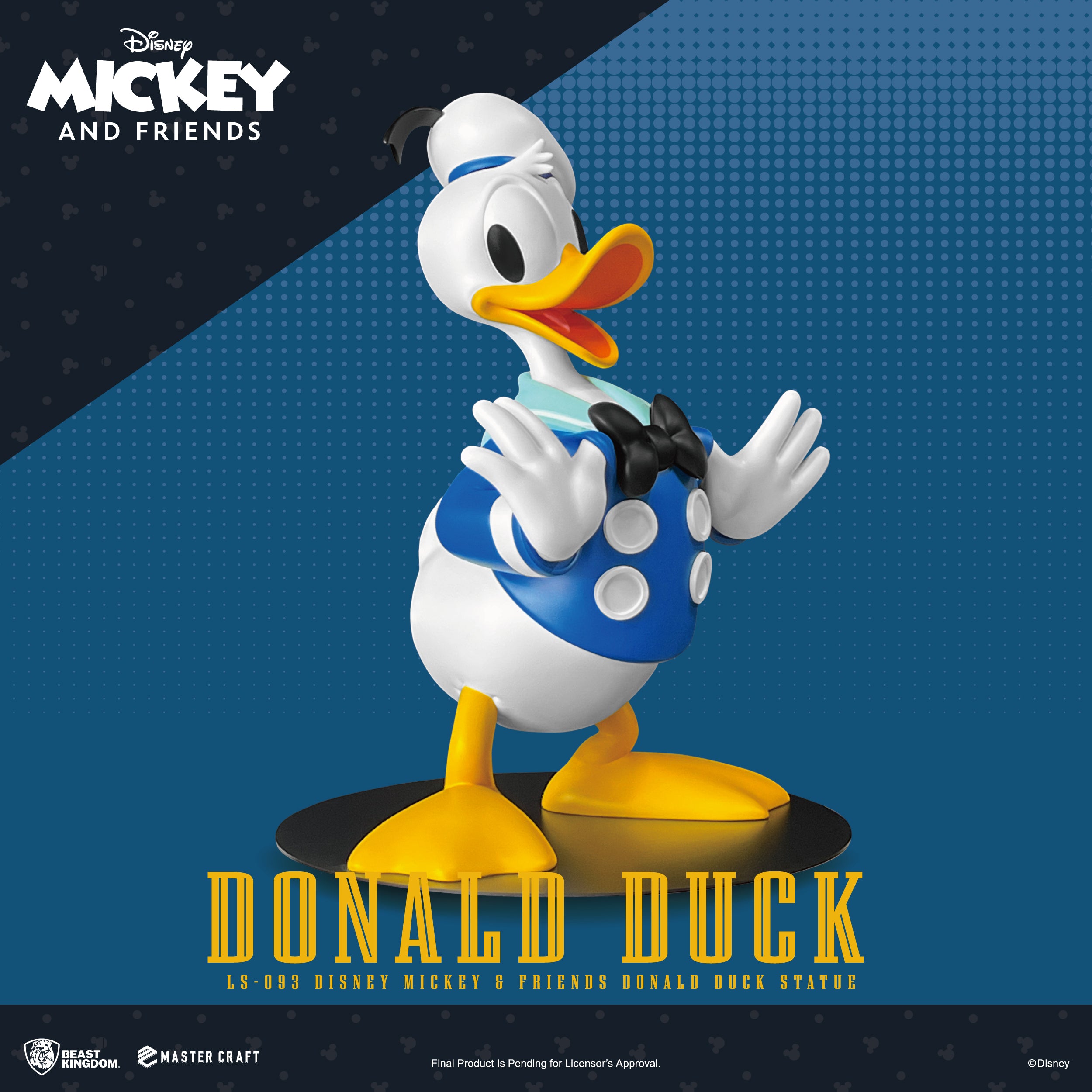 Beast Kingdom LS-093 Disney Mickey & Friends Donald Duck Statue