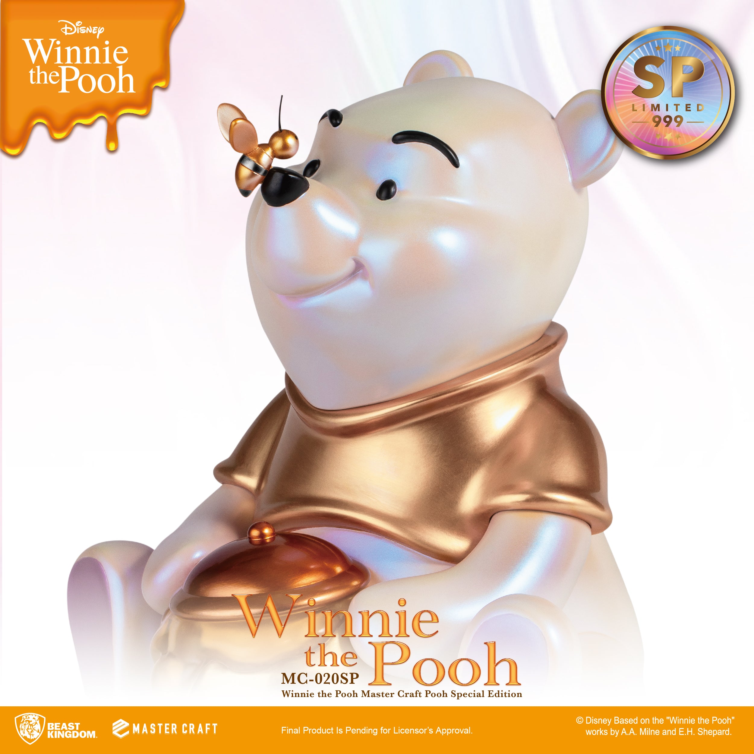 Beast Kingdom MC-020SP Disney PIXAR: Winnie the Pooh Master Craft Pooh Special Edition 1:4 Scale Master Craft Figure Statue