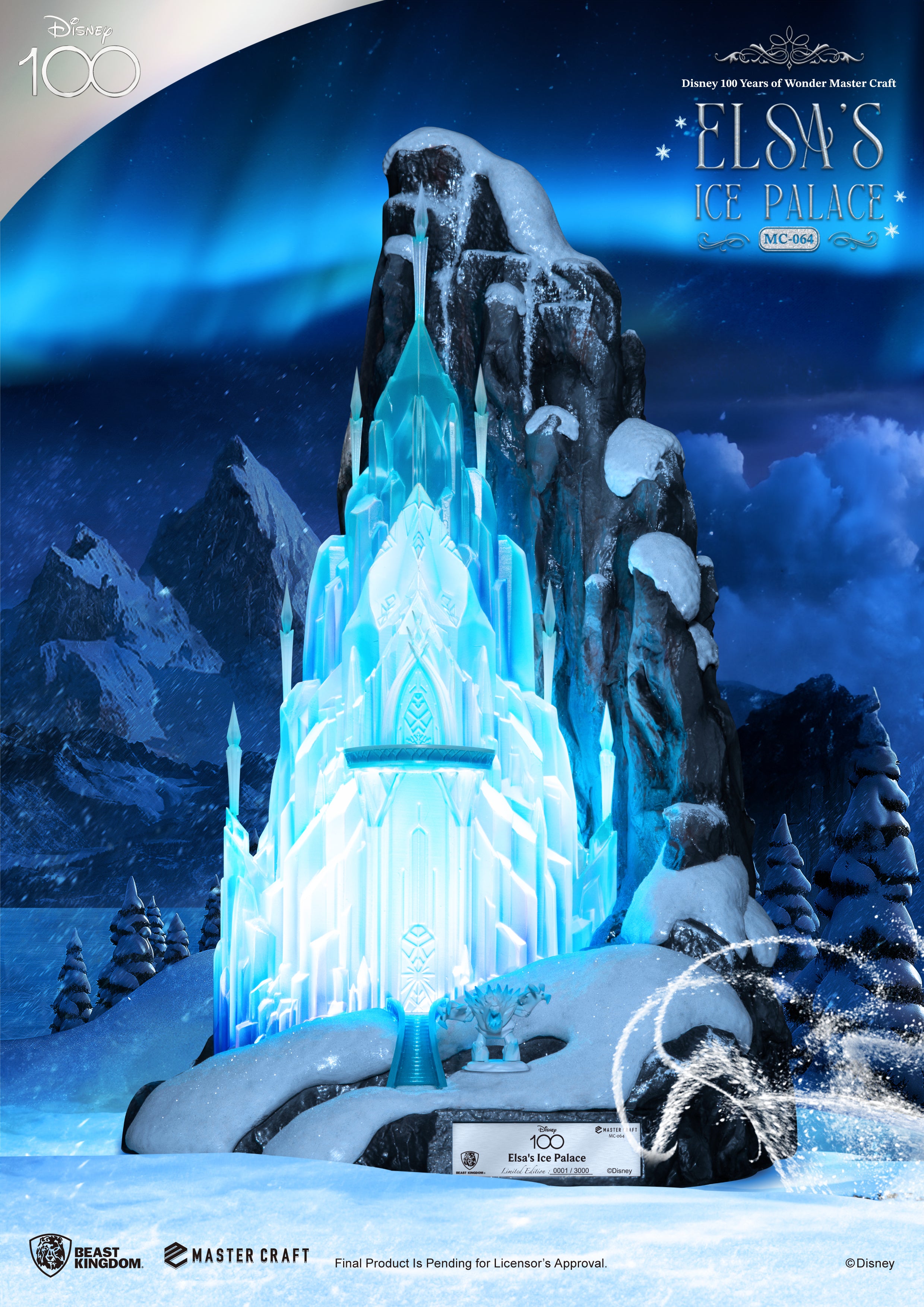 Beast Kingdom MC-064 Disney 100 Years of Wonder Master Craft Elsa's Ice Palace