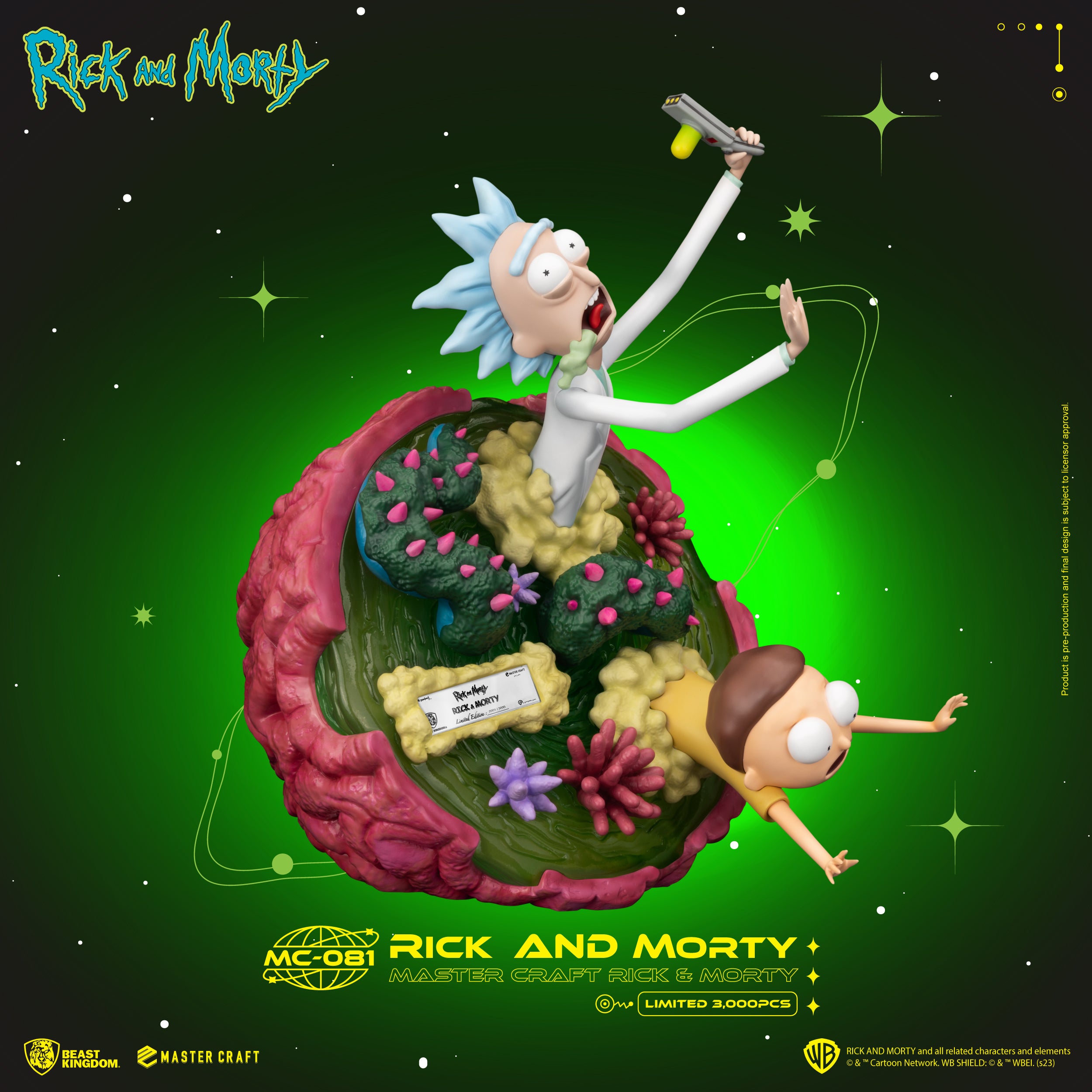 Beast Kingdom MC-081 Rick and Morty Master Craft Rick & Morty