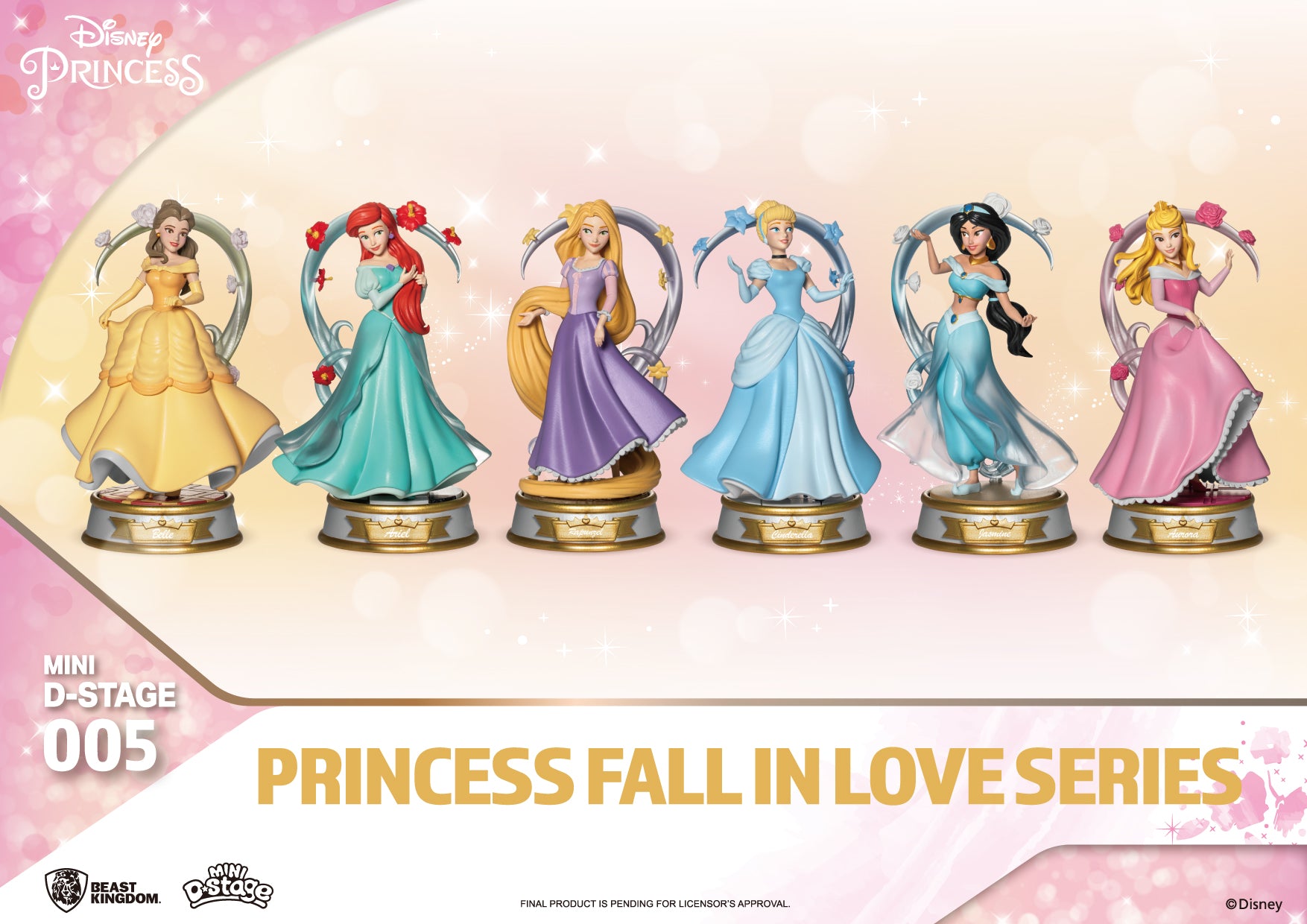 Beast kingdom MDS-005-Princess Fall In Love Series-Blind Box Set (6 PCS)