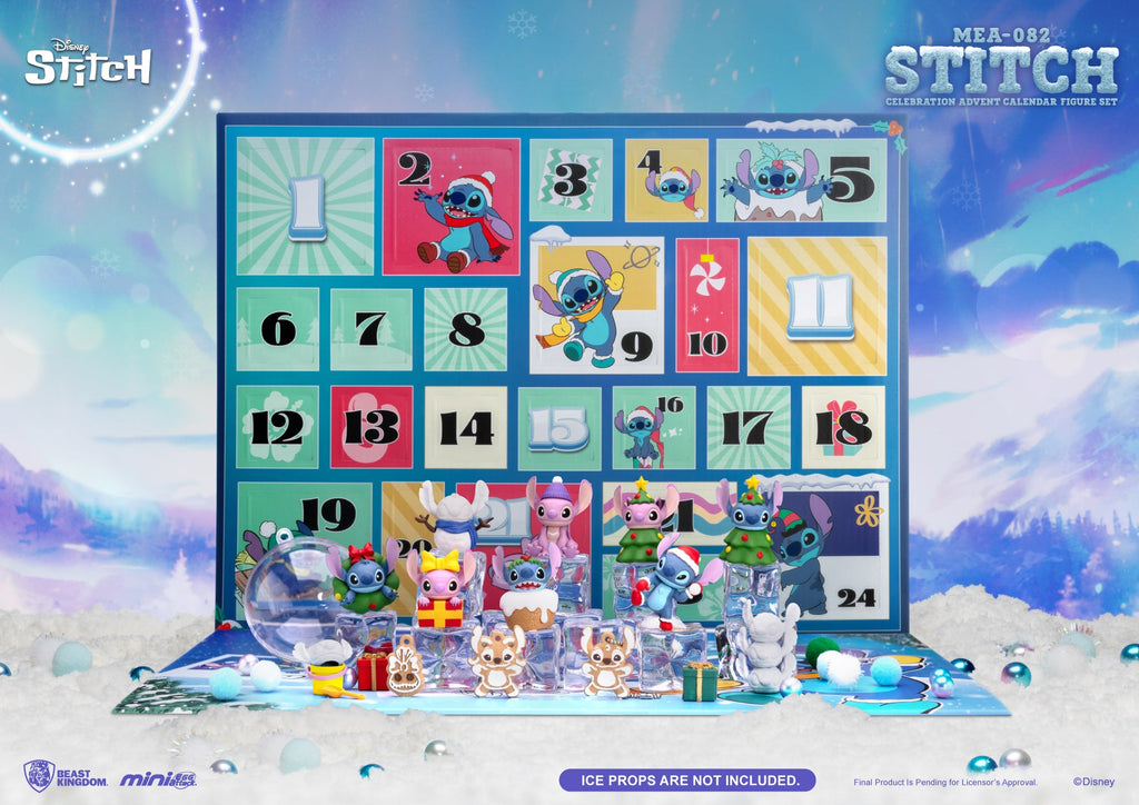 Beast Kingdom MEA082 Stitch celebration Advent Calendar figure set (C