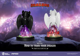 Beast Kingdom MEA-061 HOW TO TRAIN YOUR DRAGON Night Fury & Light Fury Mini Egg Attack