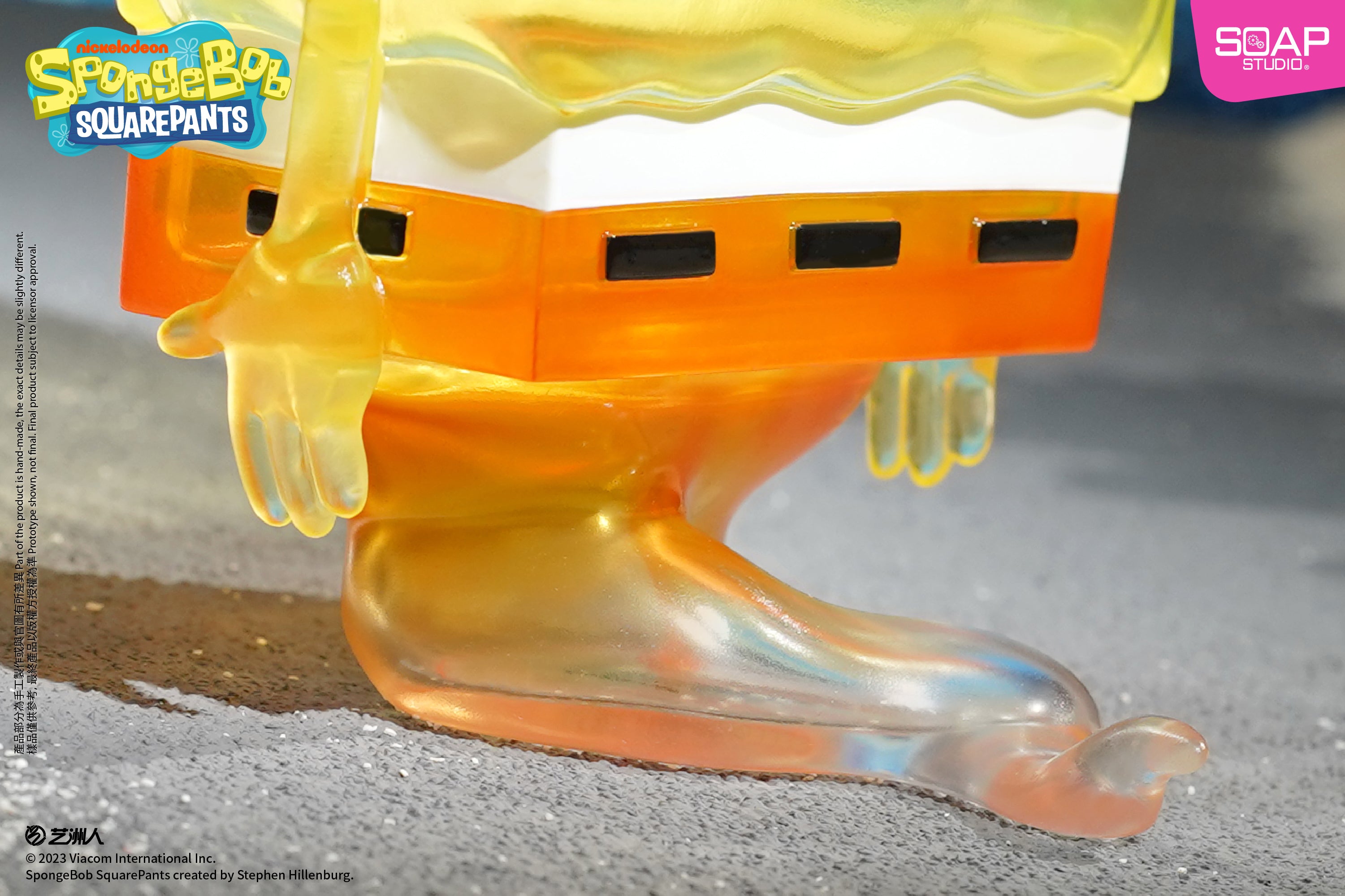 Soap Studio NS007T SpongeBob SquarePants - Cursed SpongeBob Figure (Translucent Ver.)