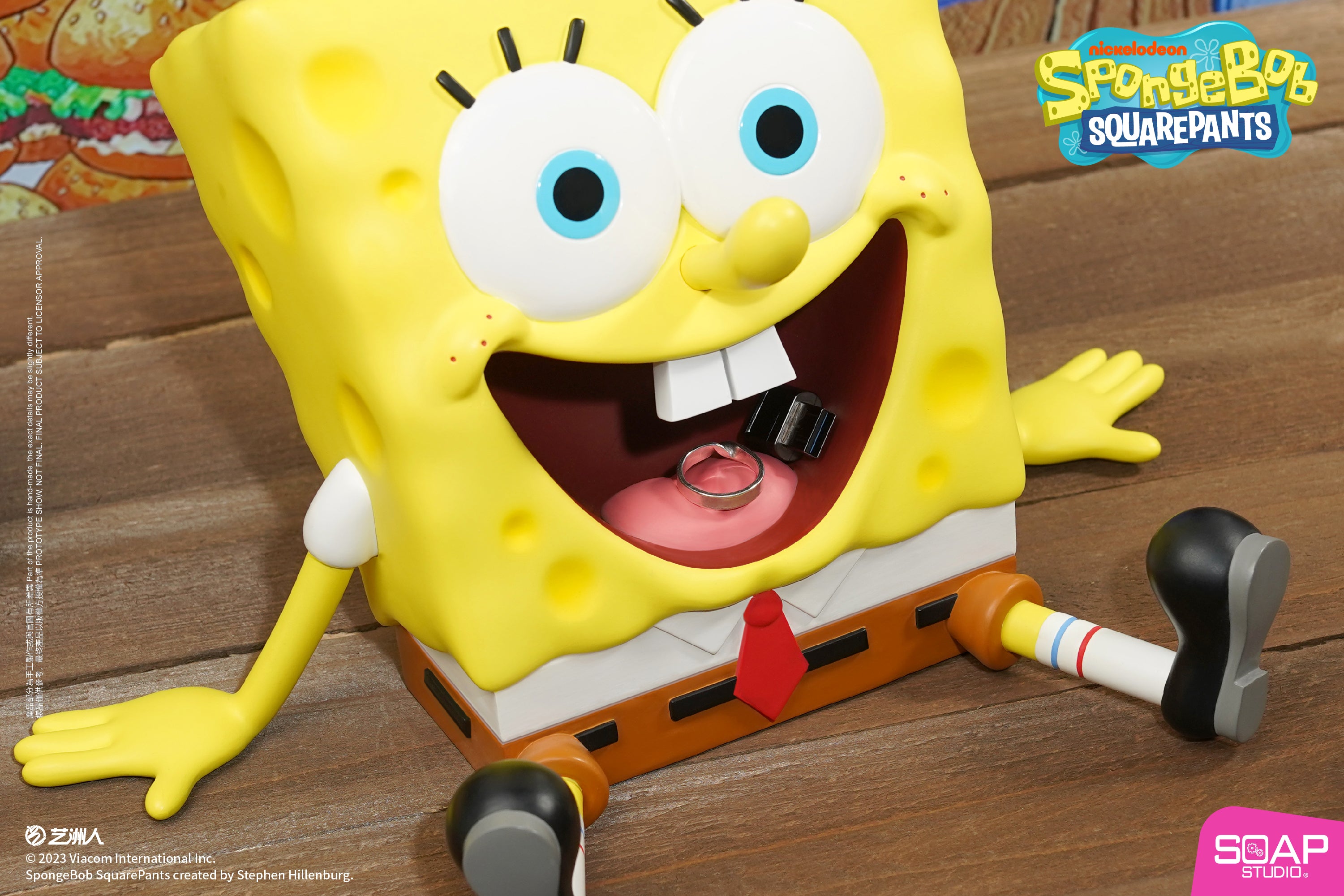 Soap Studio NS009 SpongeBob SquarePants - Big Eater SpongeBob Storage Statue