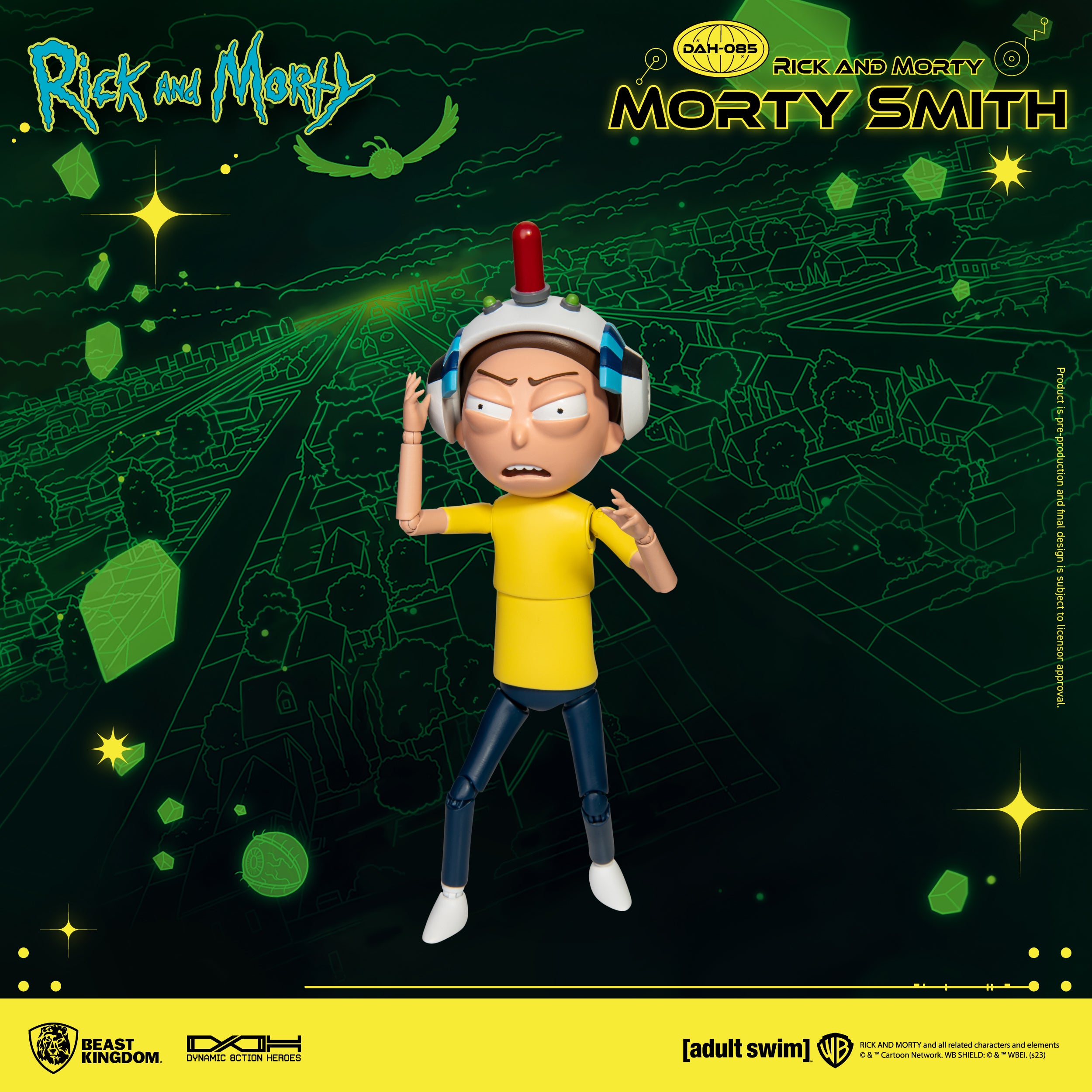 Beast Kingdom DAH-085 Rick and Morty Series: Morty Smith Dynamic 8ction Heroes