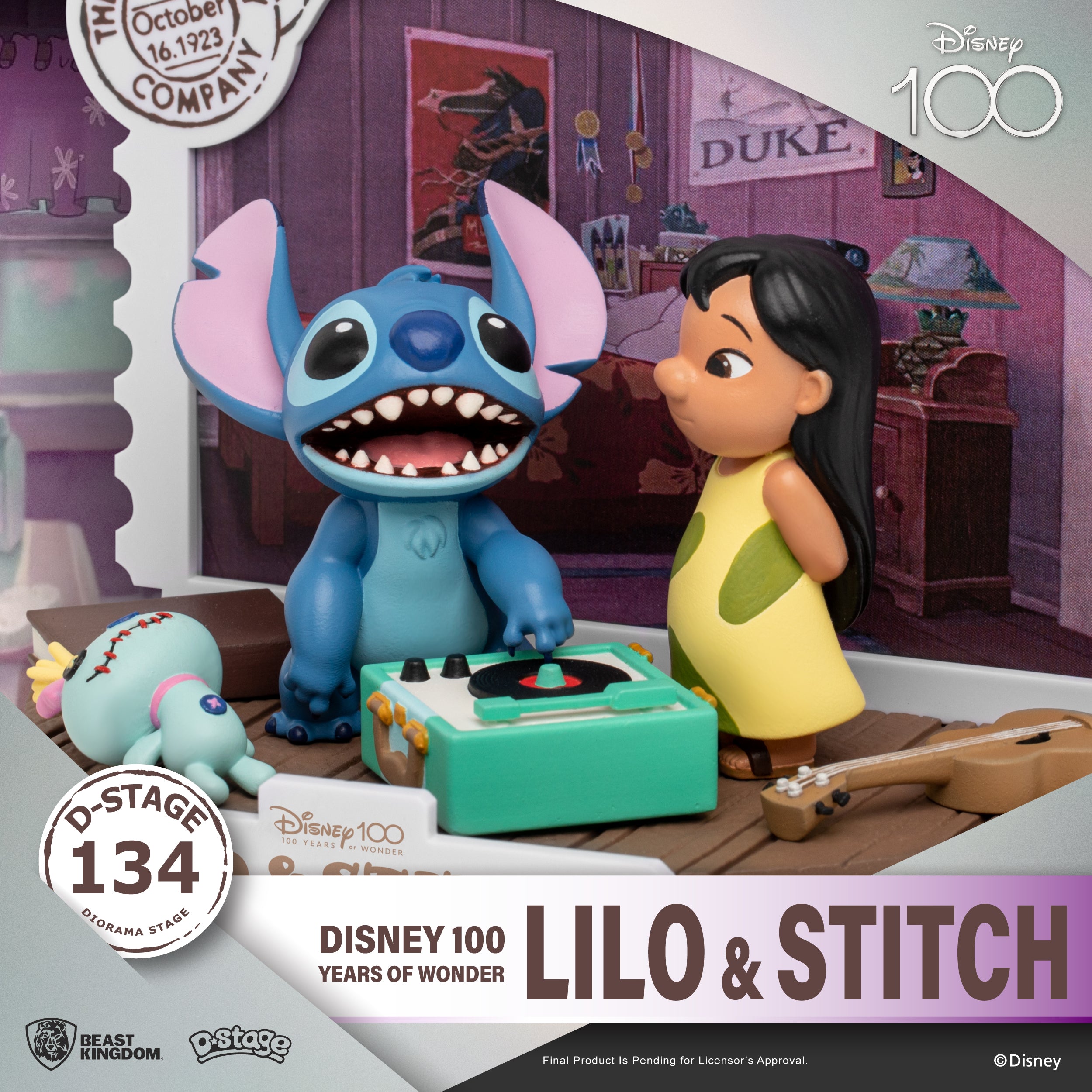 Beast Kingdom DS-134-Disney 100 Years of Wonder-Stitch & Lilo