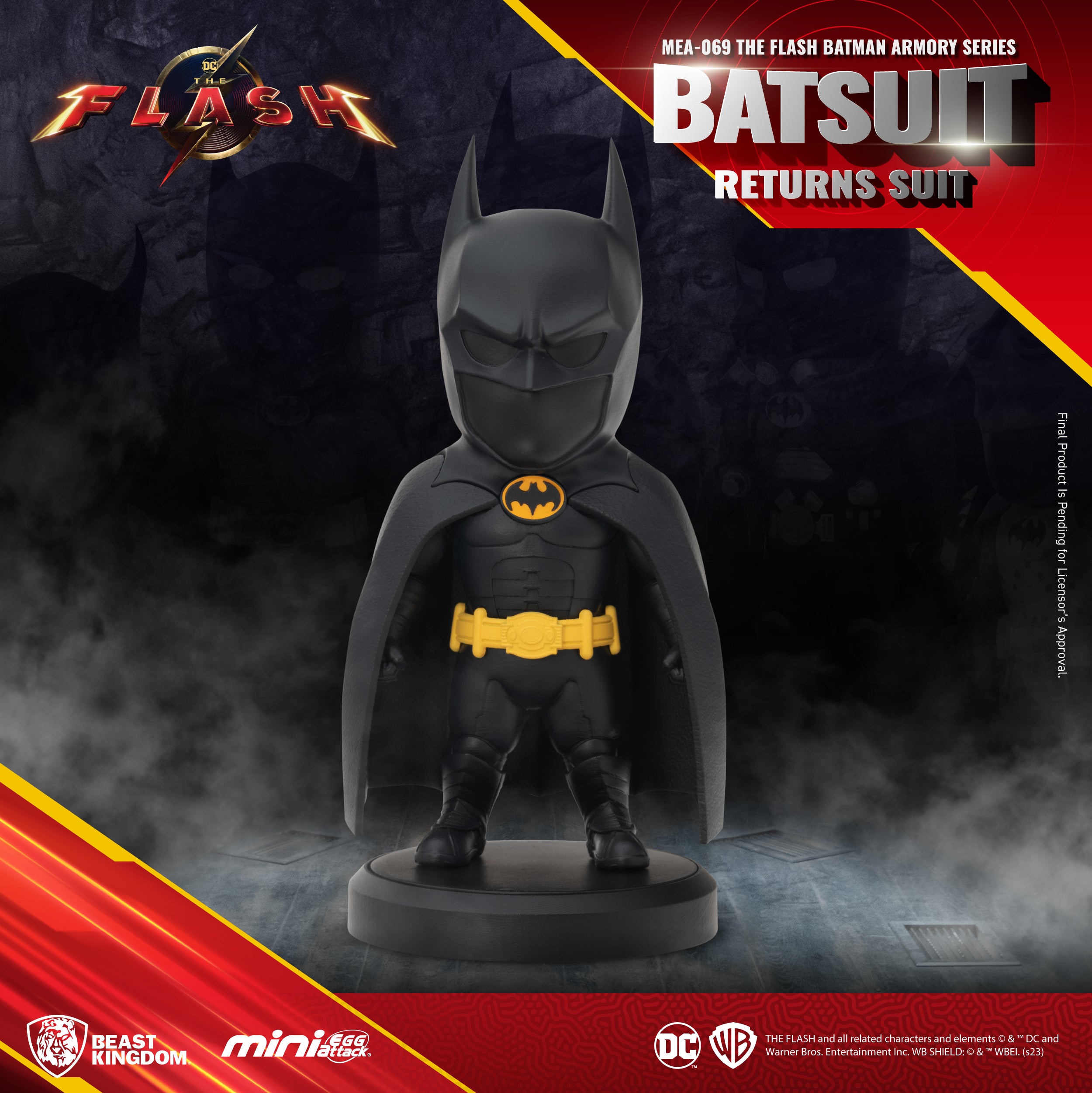 Beast Kingdom MEA-069 The Flash series batman armory Blind box Set Mini Egg Attack Figure