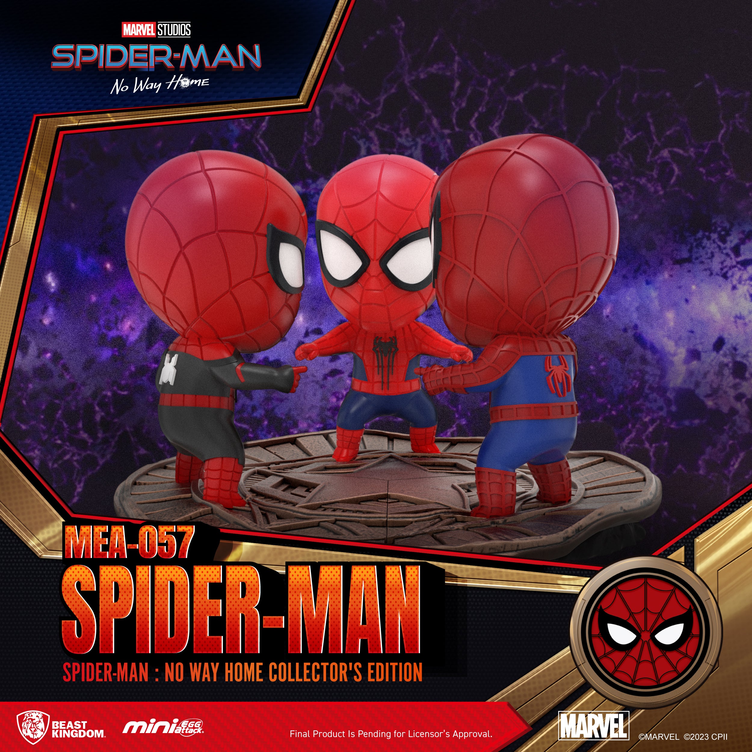 Beast Kingdom MEA-057 Marvel: SPIDER-MAN NO WAY HOME Collector's Edition Mini Egg Attack Figure