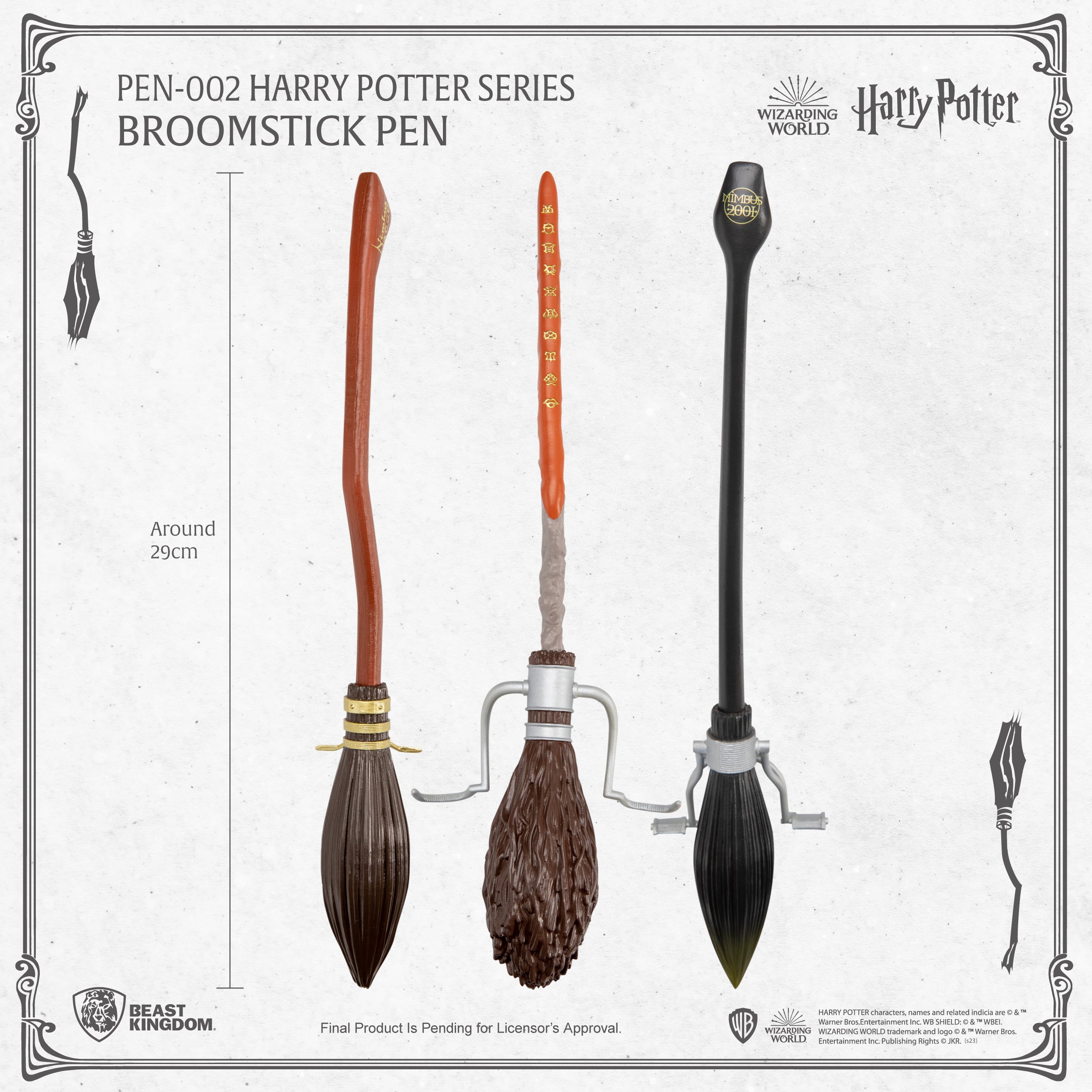 Beast Kingdom PEN-002 WARNER BROS: Harry Potter Series Broomstick Pen –  Beast Kingdom SEA