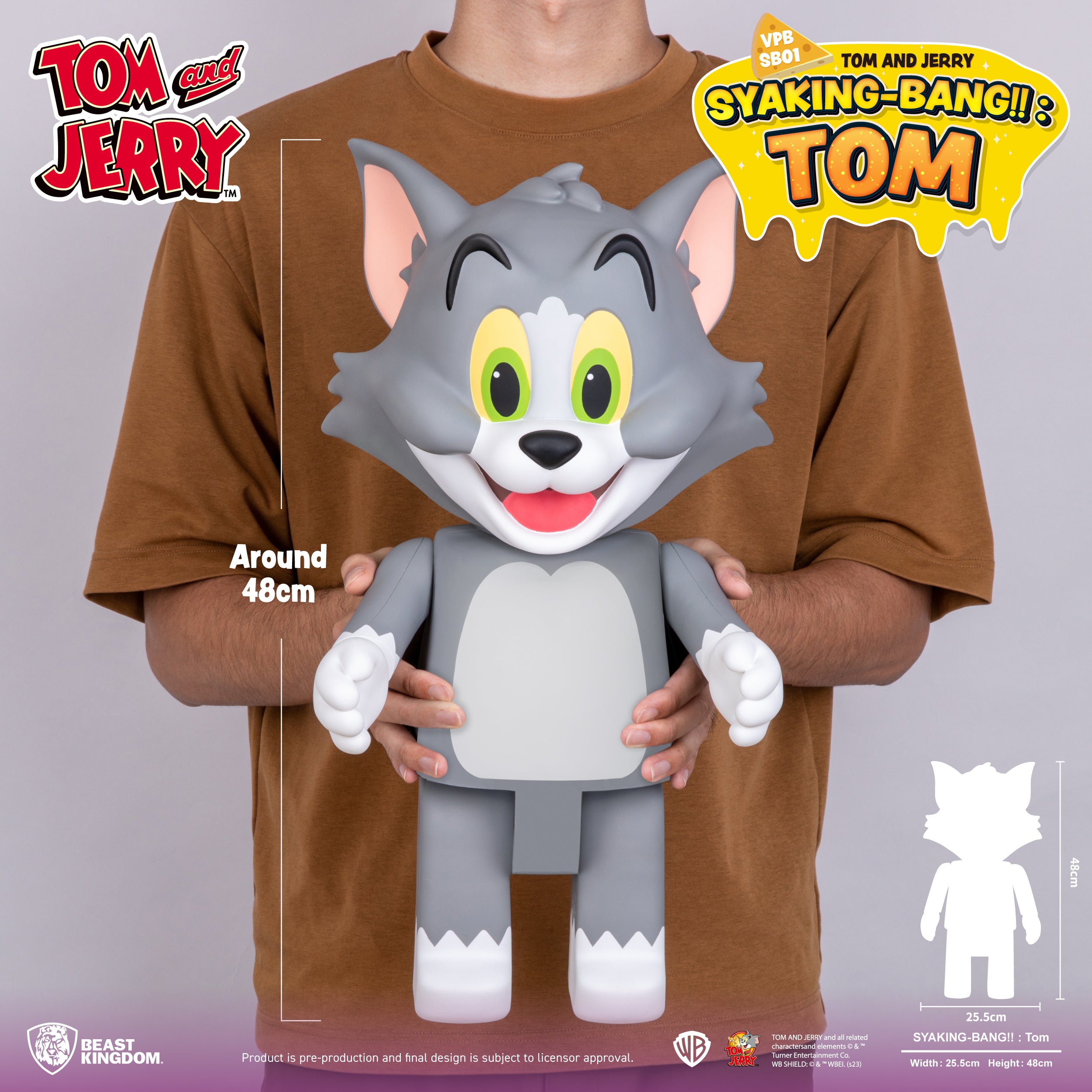 Beast Kingdom VPB-SB01 Tom and Jerry SYAKING-BANG!! : Tom Piggy Bank