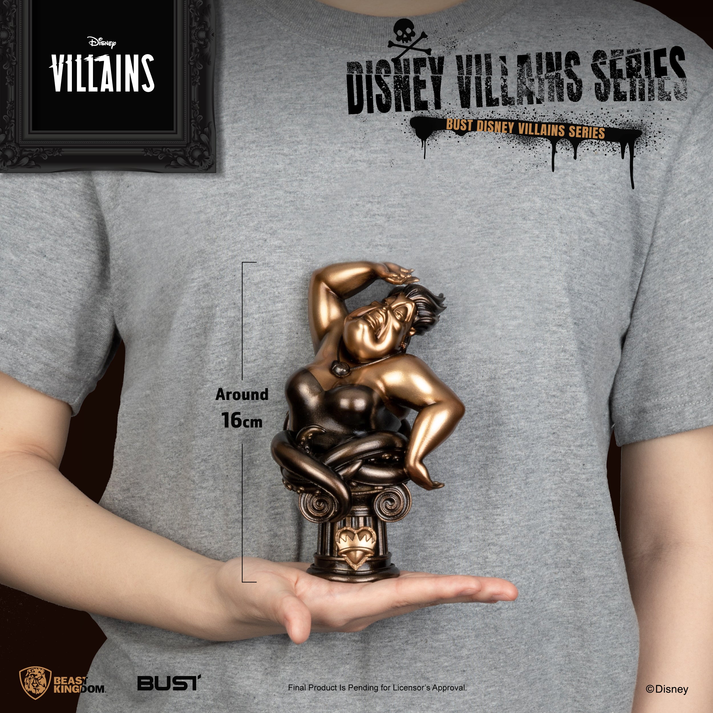 Beast Kingdom BUST-015 Disney Villains Series: Cruella De Vil Statue Figure