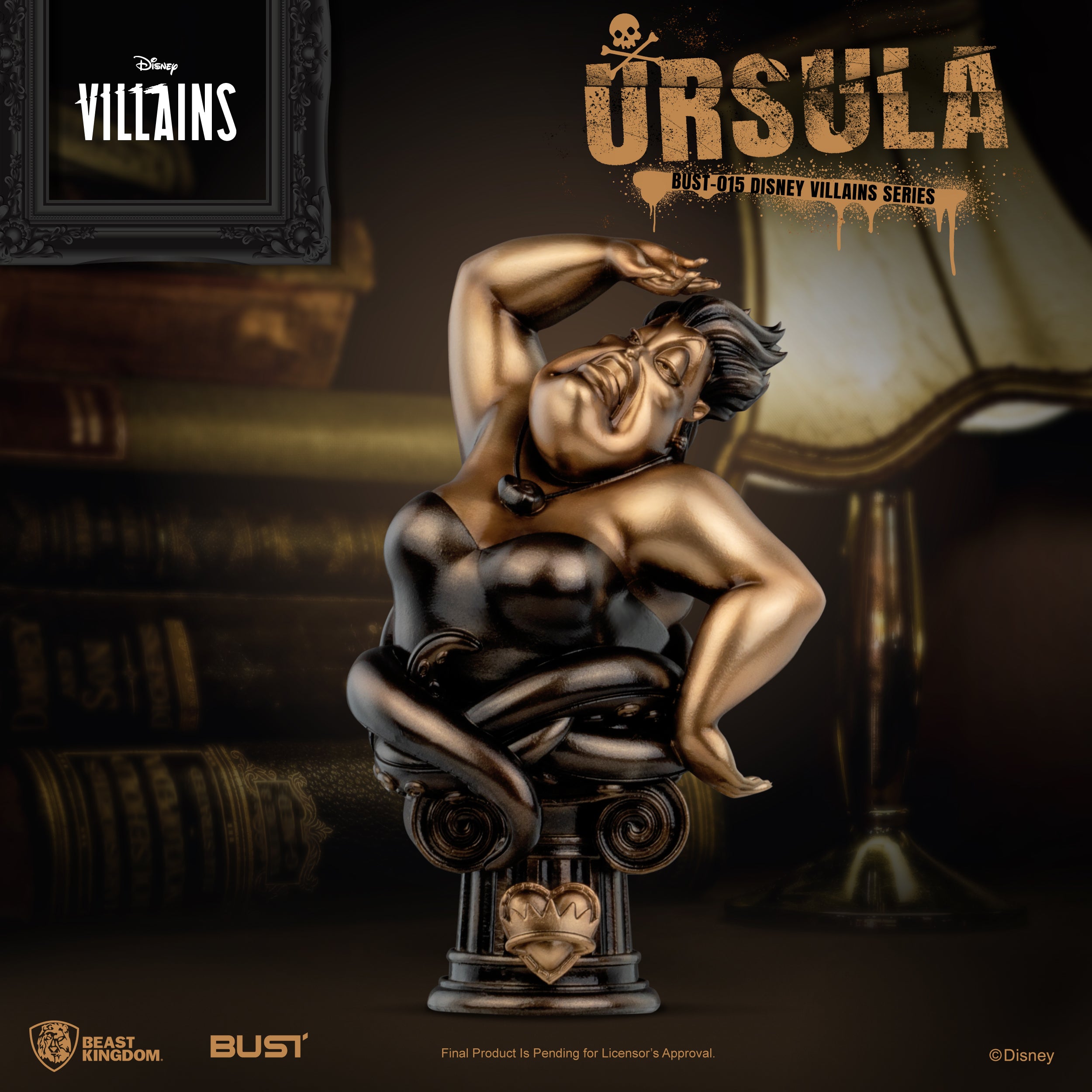 Beast Kingdom BUST-016 Disney Villains Series: Ursula Statue Figure