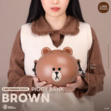 Beast Kingdom Line Friends Series Piggy Bank Brown