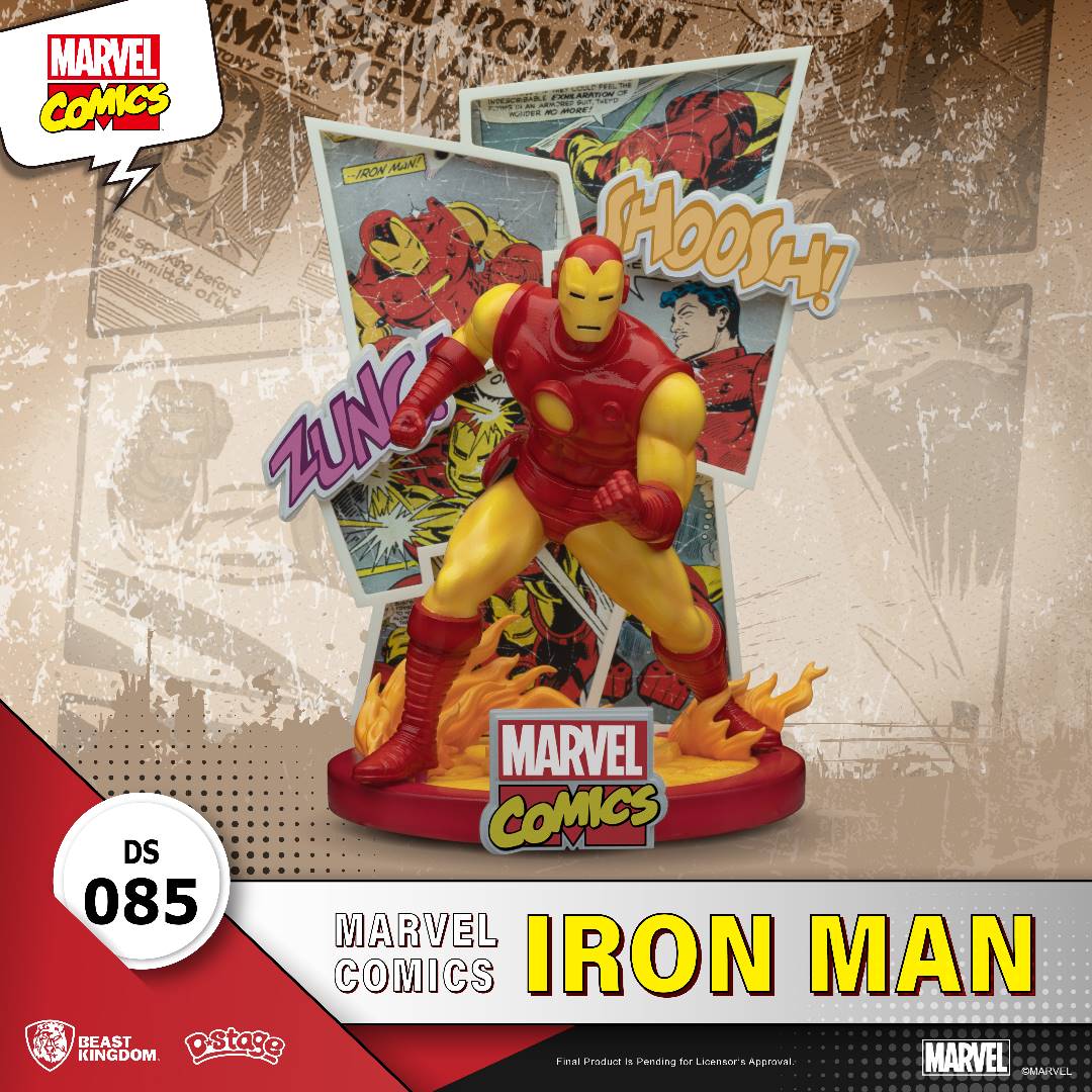 Beast Kingdom DS-085 Marvel Comics Iron Man Diorama Stage D-Stage Figure Statue