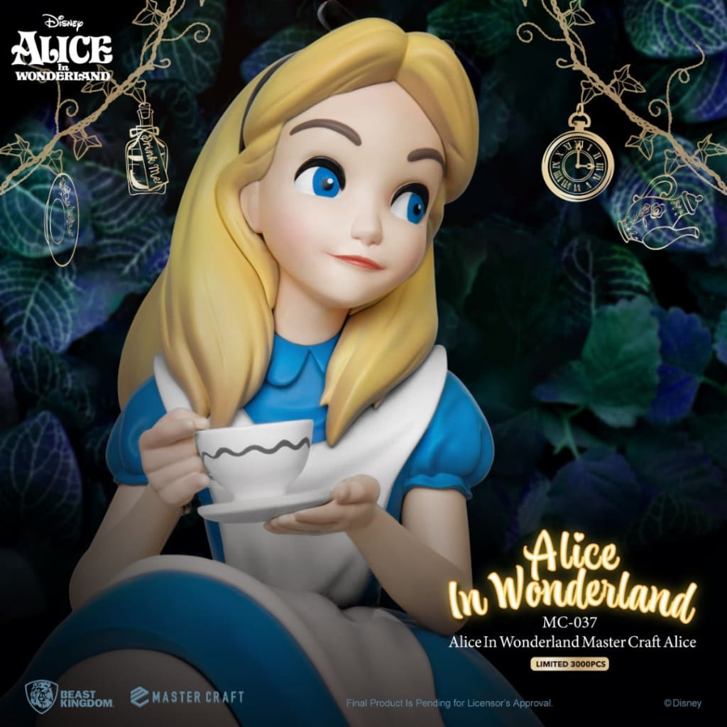 Beast Kingdom Mc-037 Alice In Wonderland - Master Craft 1:4 Figure Statue Mc