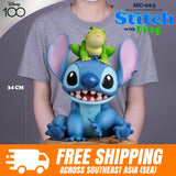 Beast Kingdom Mc-063 Disney 100 Years Of Wonder Master Craft Stitch With Frog 1:4 Scale Figure