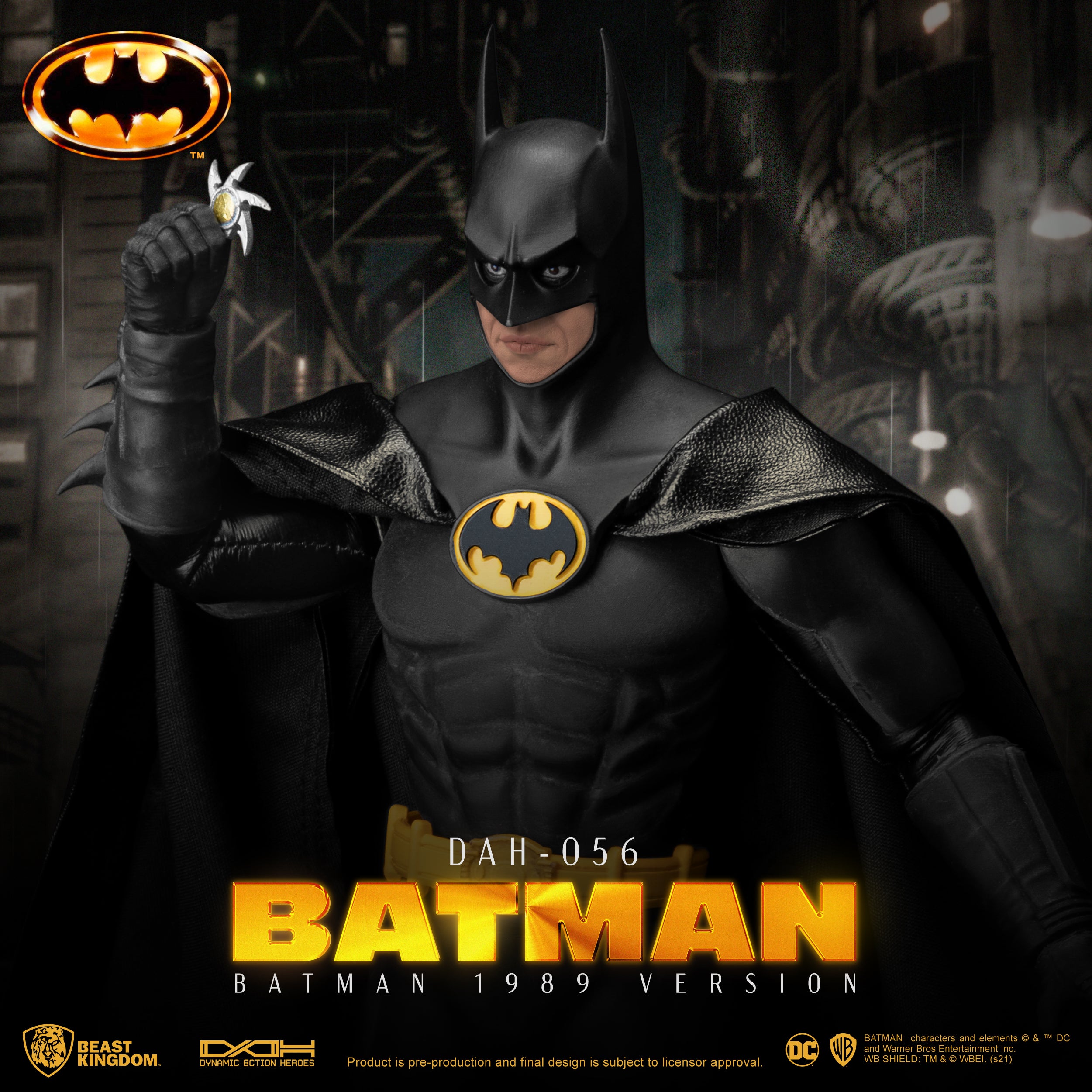 Beast Kingdom DAH-056 Batman 1989: Batman Dynamic 8ction Heroes Action Figure