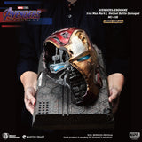 [LIMITED 3,000 PIECES] Beast Kingdom MC-038 Marvel Avengers: Endgame Iron Man Mark 50 Helmet Battle Damaged Master Craft Figure Statue