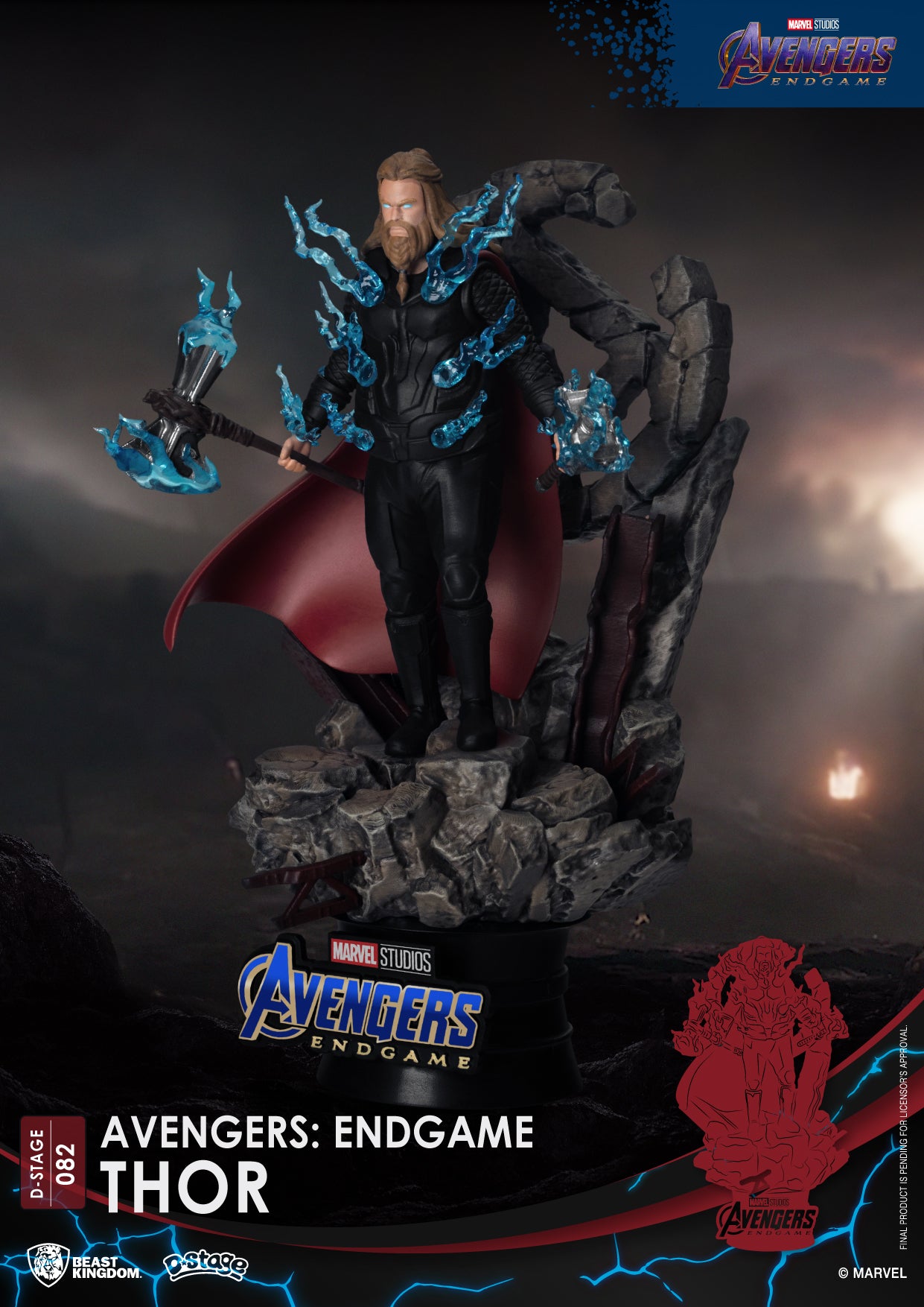 Beast Kingdom DS-082 Marvel Avengers Endgame: Thor Diorama Stage D-Stage Figure Statue