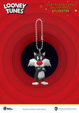 Beast Kingdom KC-006 Warner Bros. Looney Tunes Series: Bugs Bunny, Sylvester, Daffy Duck, Tweety Bird, Road Runner, Marvin The Martian Egg Attack Keychain (Complete Set 6 Characters)