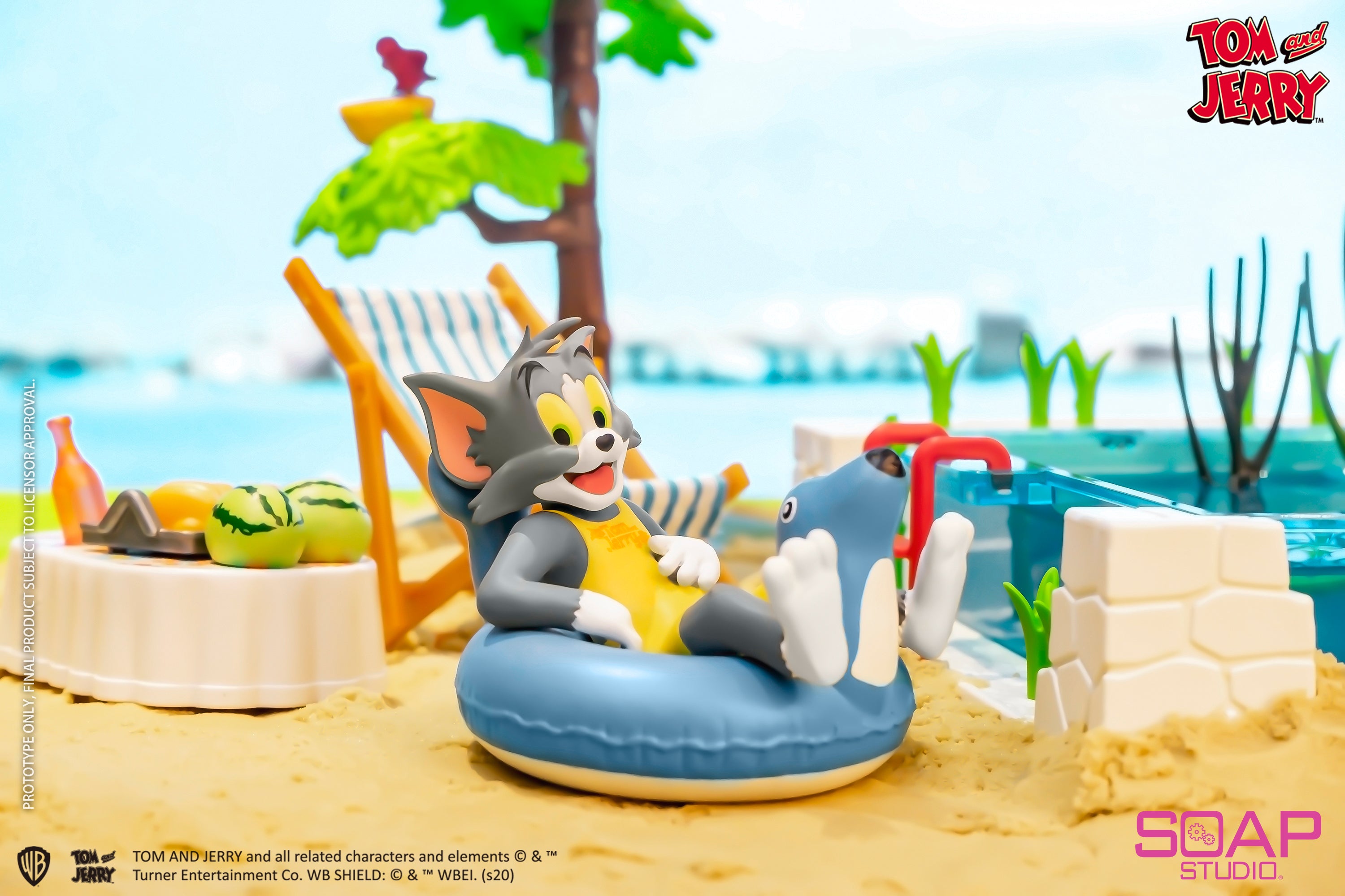 Soap Studio CA803 Tom and Jerry: Summer Splash Series Blind Box (8 Characters)