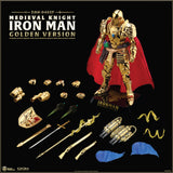 Beast Kingdom DAH-046SP Medieval Knight Iron Man Gold Version Dynamic 8ction Heroes Action Figure