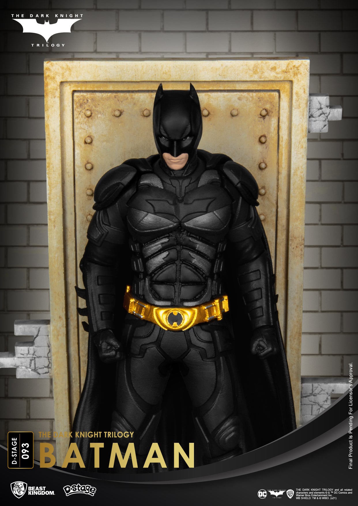Beast Kingdom DS-093 DC Batman The Dark Knight Trilogy: Batman Diorama Stage D-Stage Figure Statue