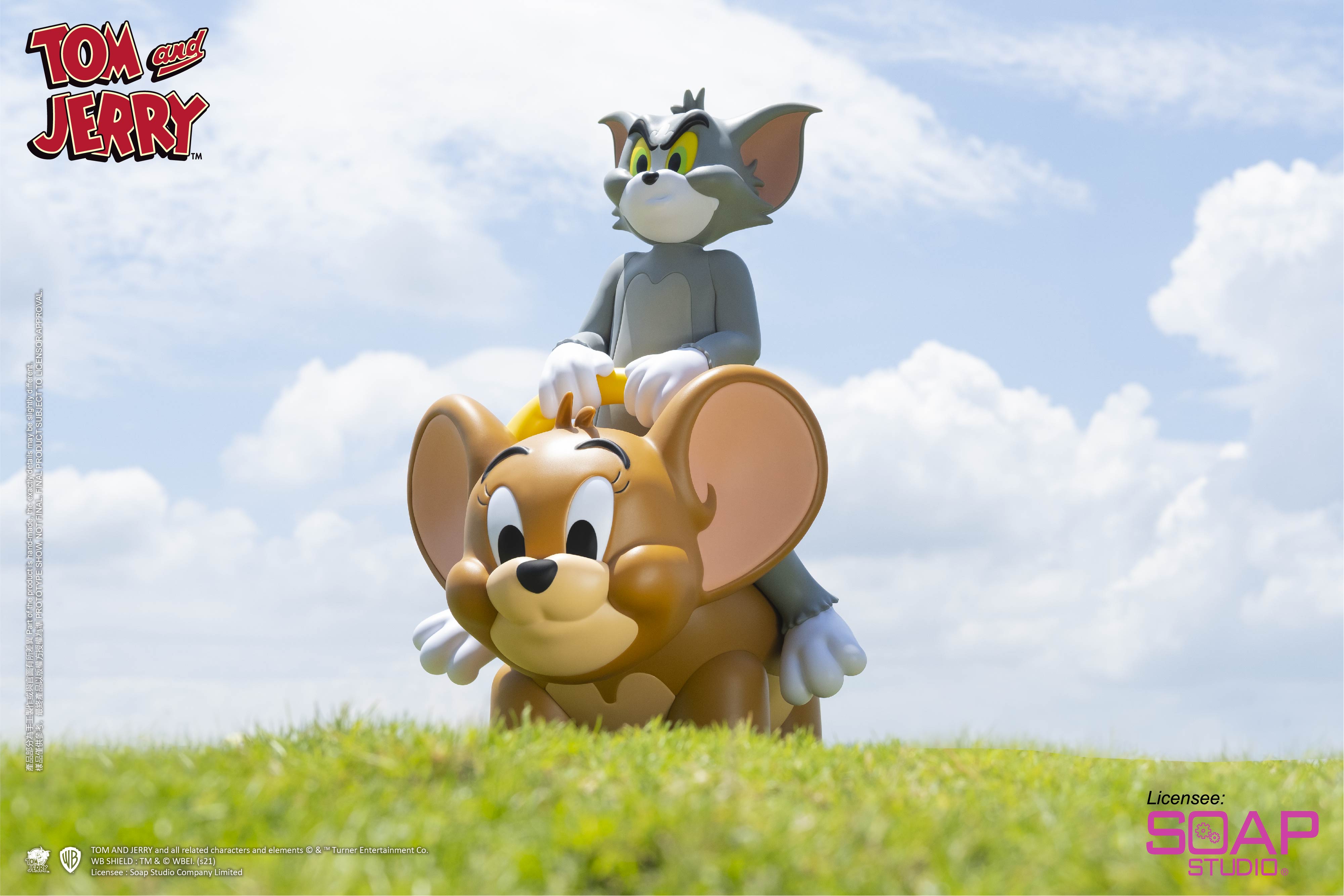 Soap Studio CA144 Tom and Jerry: Piggyback Ride Figure (700% Version) Figure Statue