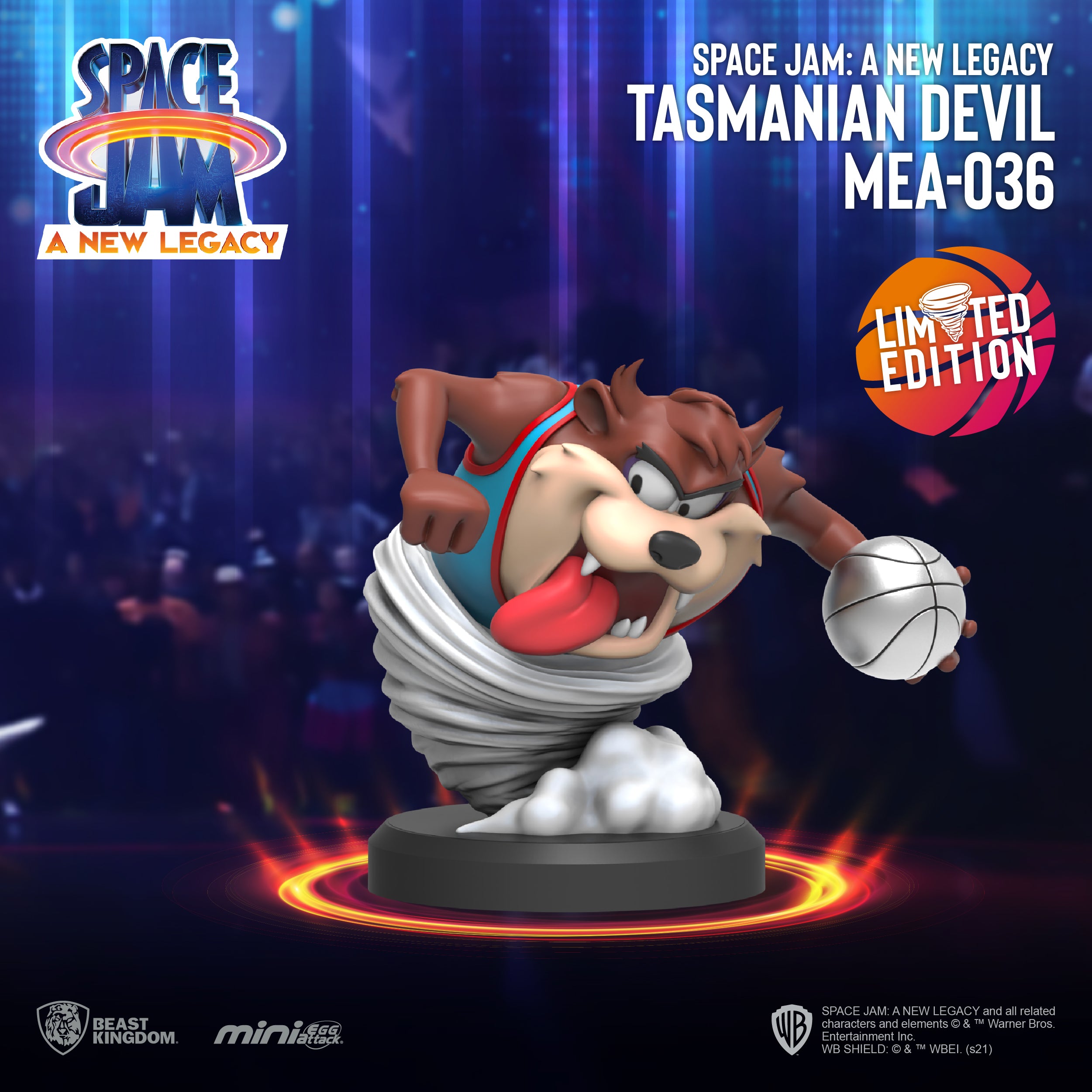 Beast Kingdom MEA-036 Warner Bros. Space Jam: A New Legacy Series Taz Mini Egg Attack Figure