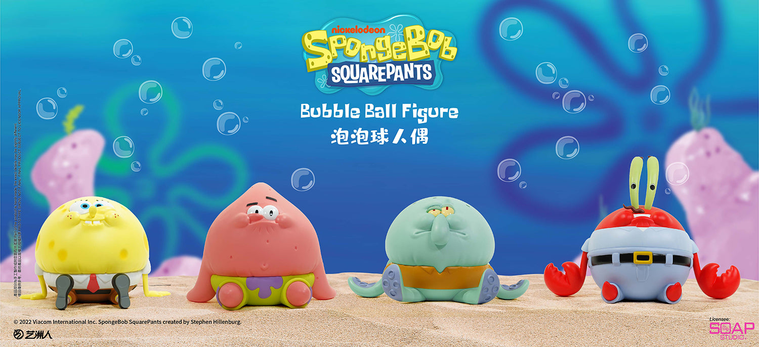 Soap Studio NS003 SpongeBob SquarePants - Sponge Bubble Ball Figure
