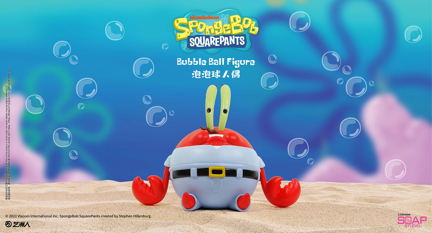 Soap Studio NS005 SpongeBob SquarePants – Mr. Krabs Bubble Ball Figure