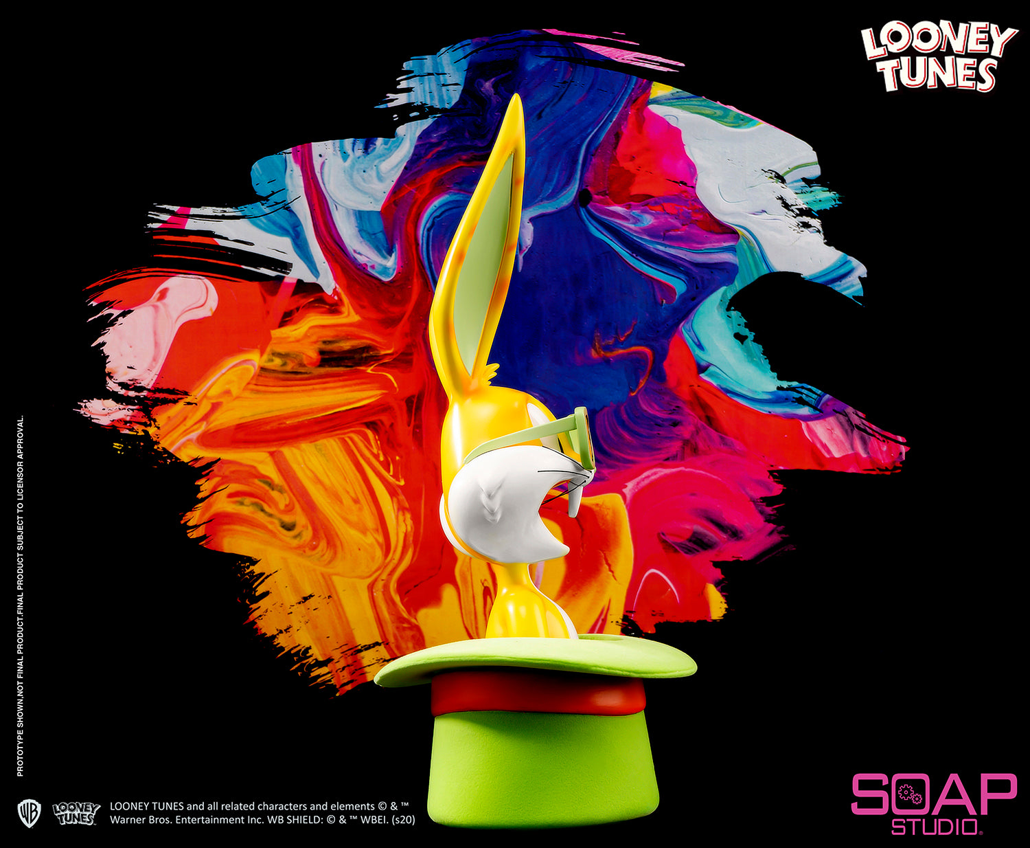 Soap Studio CA105P Looney Tunes - Bugs Bunny Tophat Bust (Pop-Art)