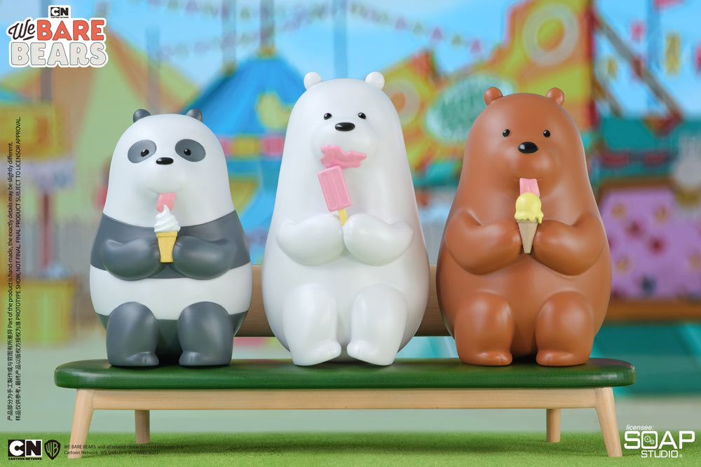 Soap Studio CA170 We Bare Bears: Ice Cream Lovers Grizzly Ver. Figure Statue