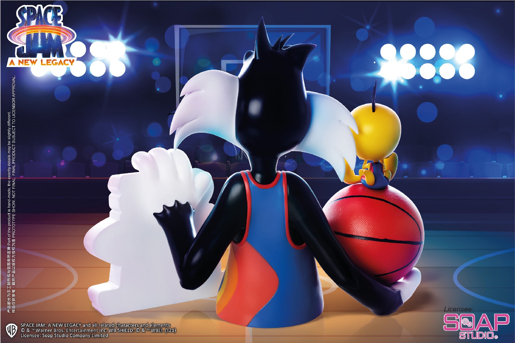 Soap Studio CA183 Space Jam 2 A New Legacy: Sylvester & Tweety Bust Figure Statue