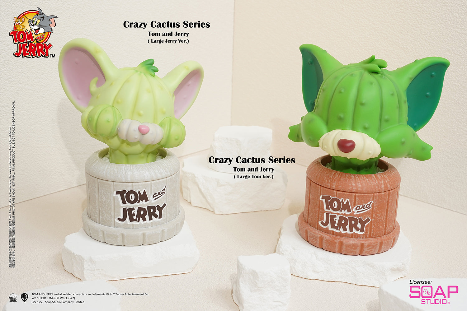 Soap Studio CA272 Tom and Jerry - Crazy Cactus Figure (Large Tom Ver.)