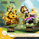 Beast Kingdom DS-120 League of Legends Nunu & Beelump & Heimerstinger Set Diorama Stage D-Stage Figure Statue