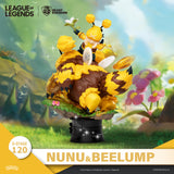 Beast Kingdom DS-120 League of Legends Nunu & Beelump & Heimerstinger Set Diorama Stage D-Stage Figure Statue