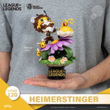 Beast Kingdom DS-120 League of Legends Nunu & Beelump & Heimerstinger Set Diorama Stage D-Stage Figure Statue